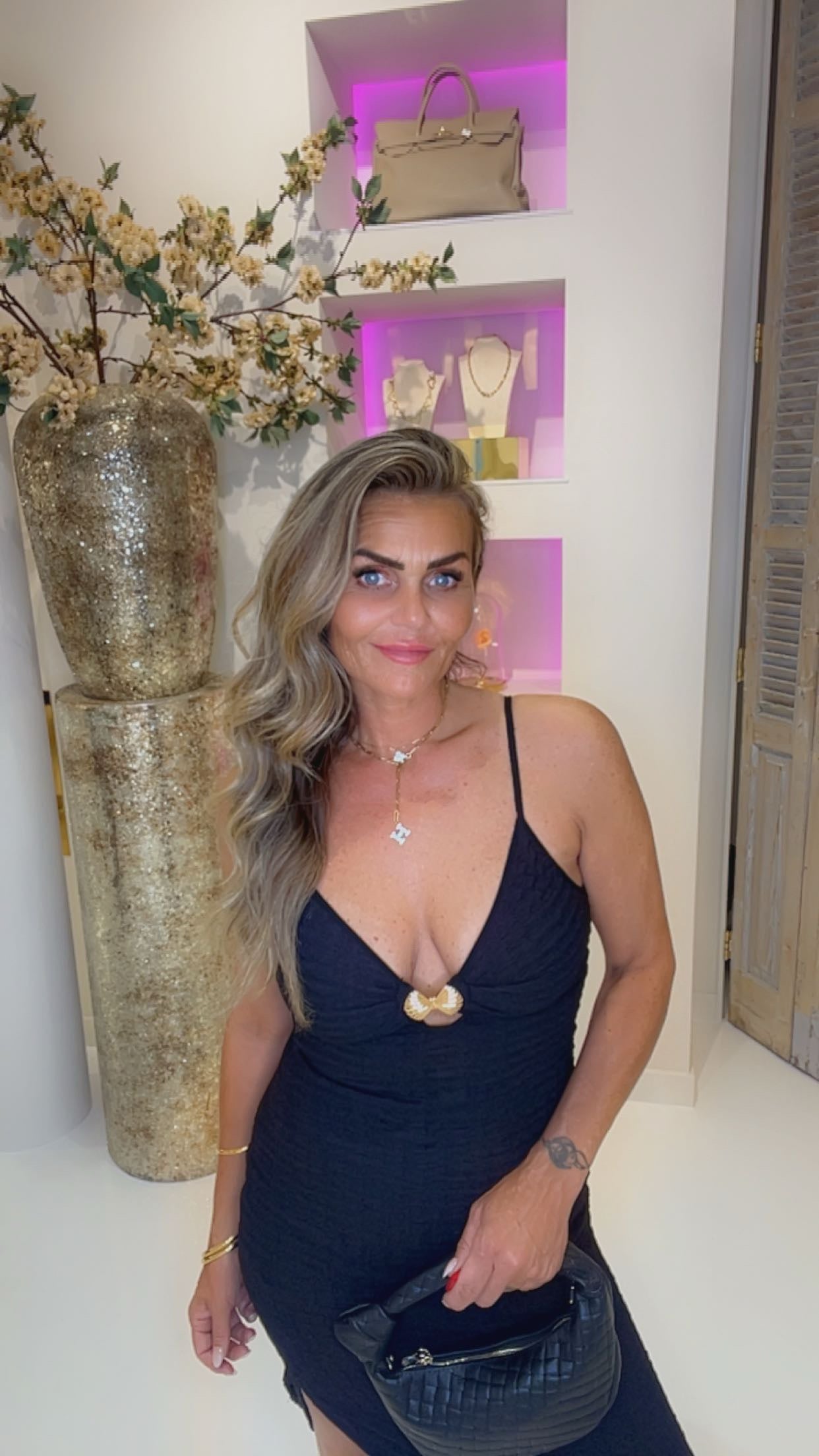 Ocean dress zwart