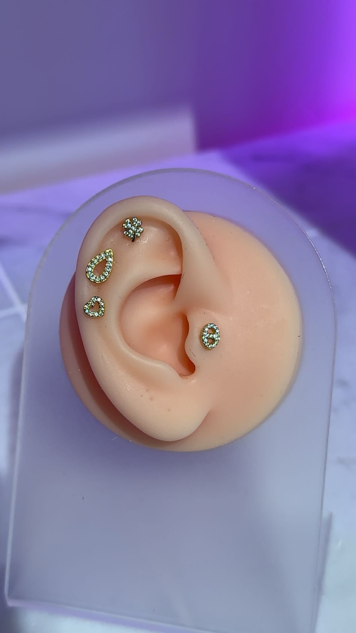 miley piercing flat back div. varianten