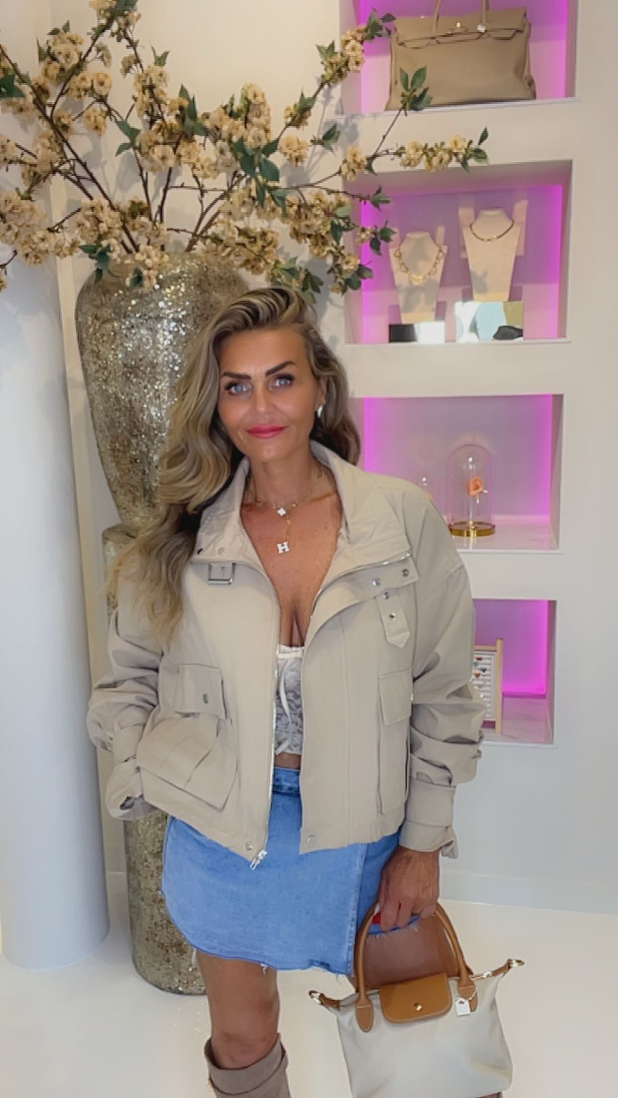 Trenchcoat Taupe Kort laatste !!!
