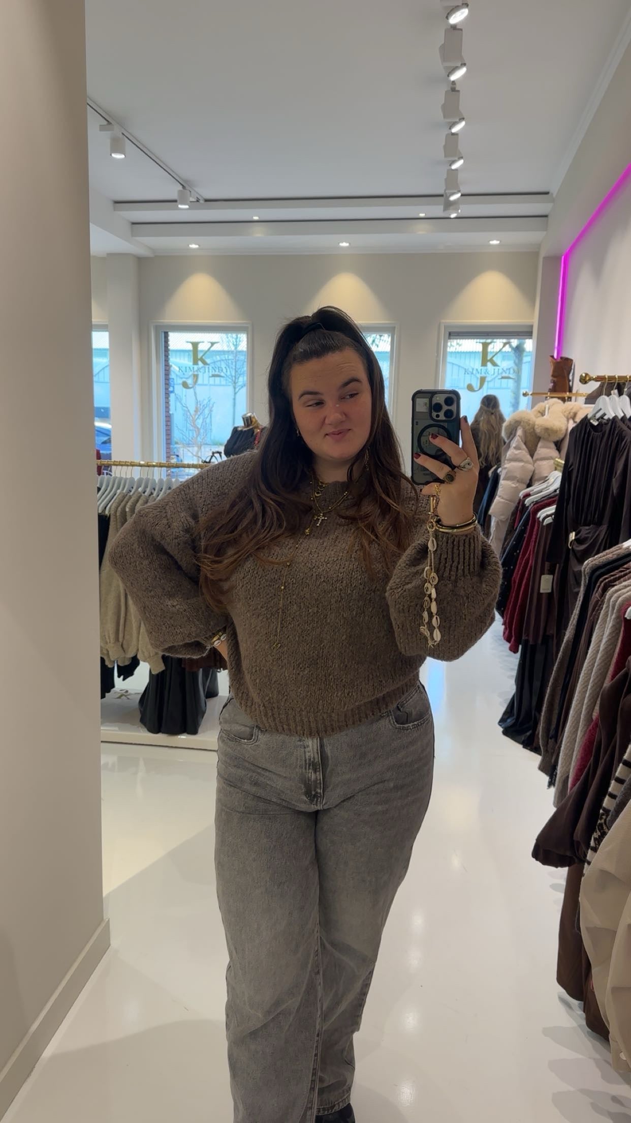 gisley sweater taupe