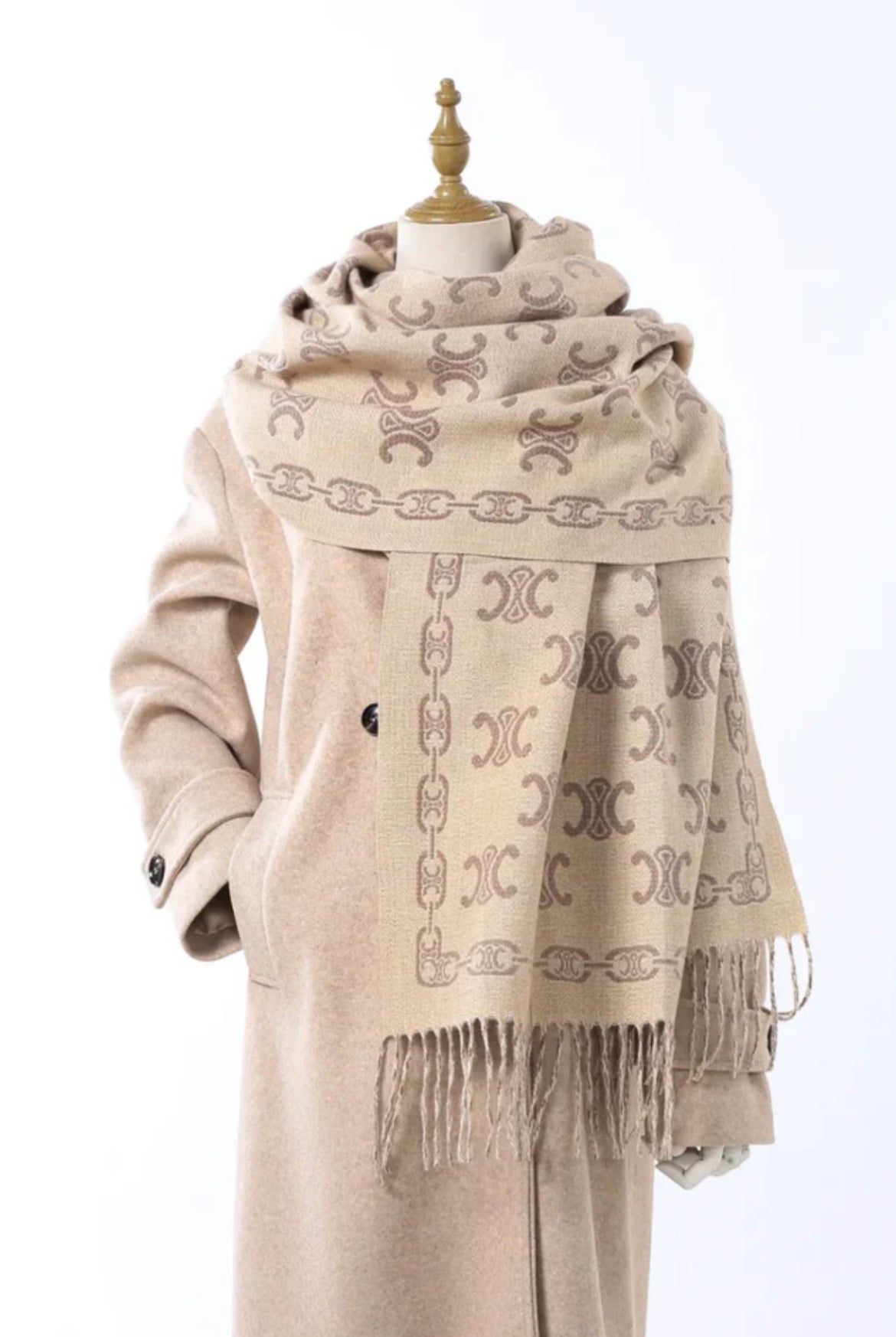 selena sjaal beige
