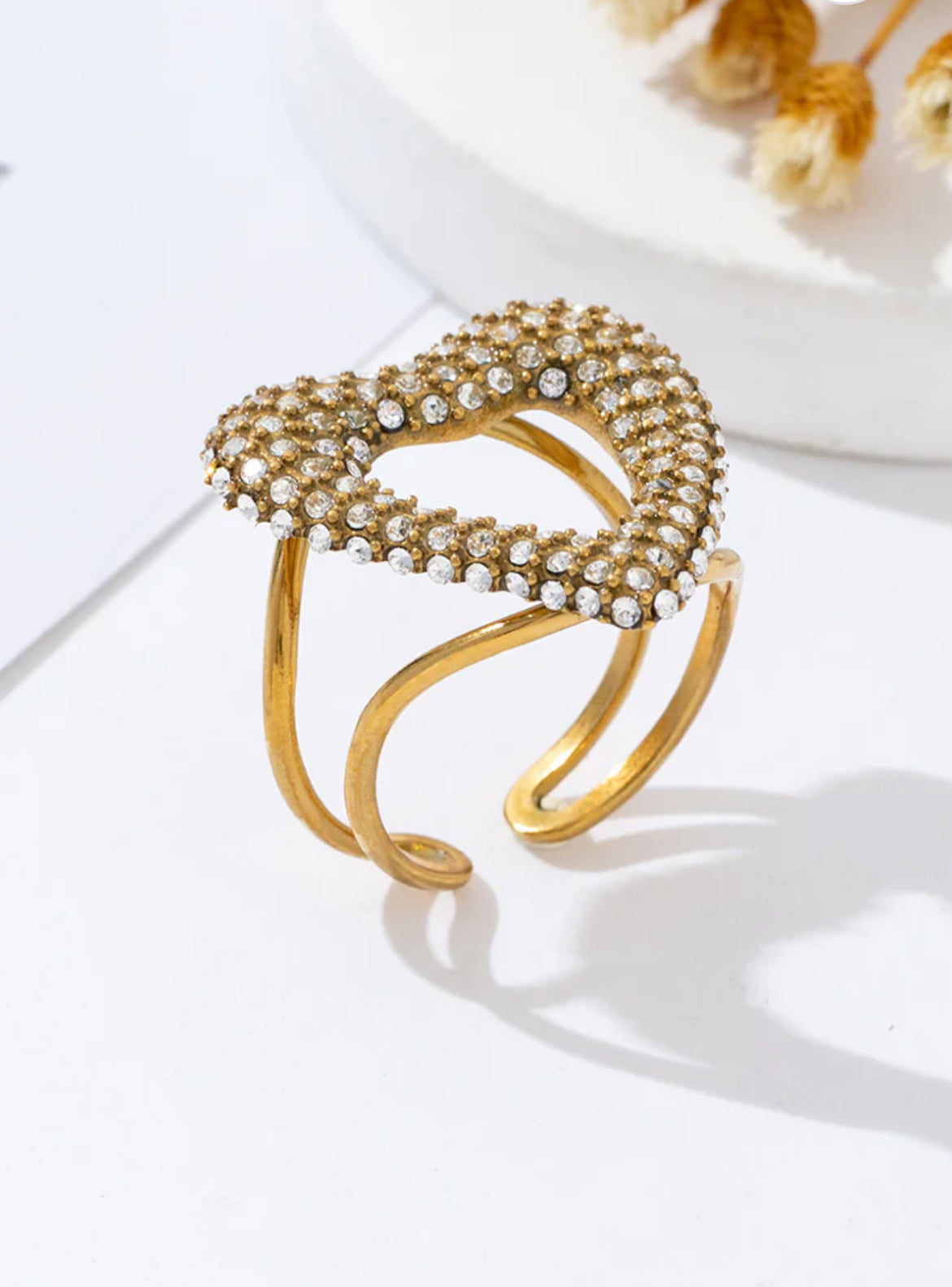 hart strass ring