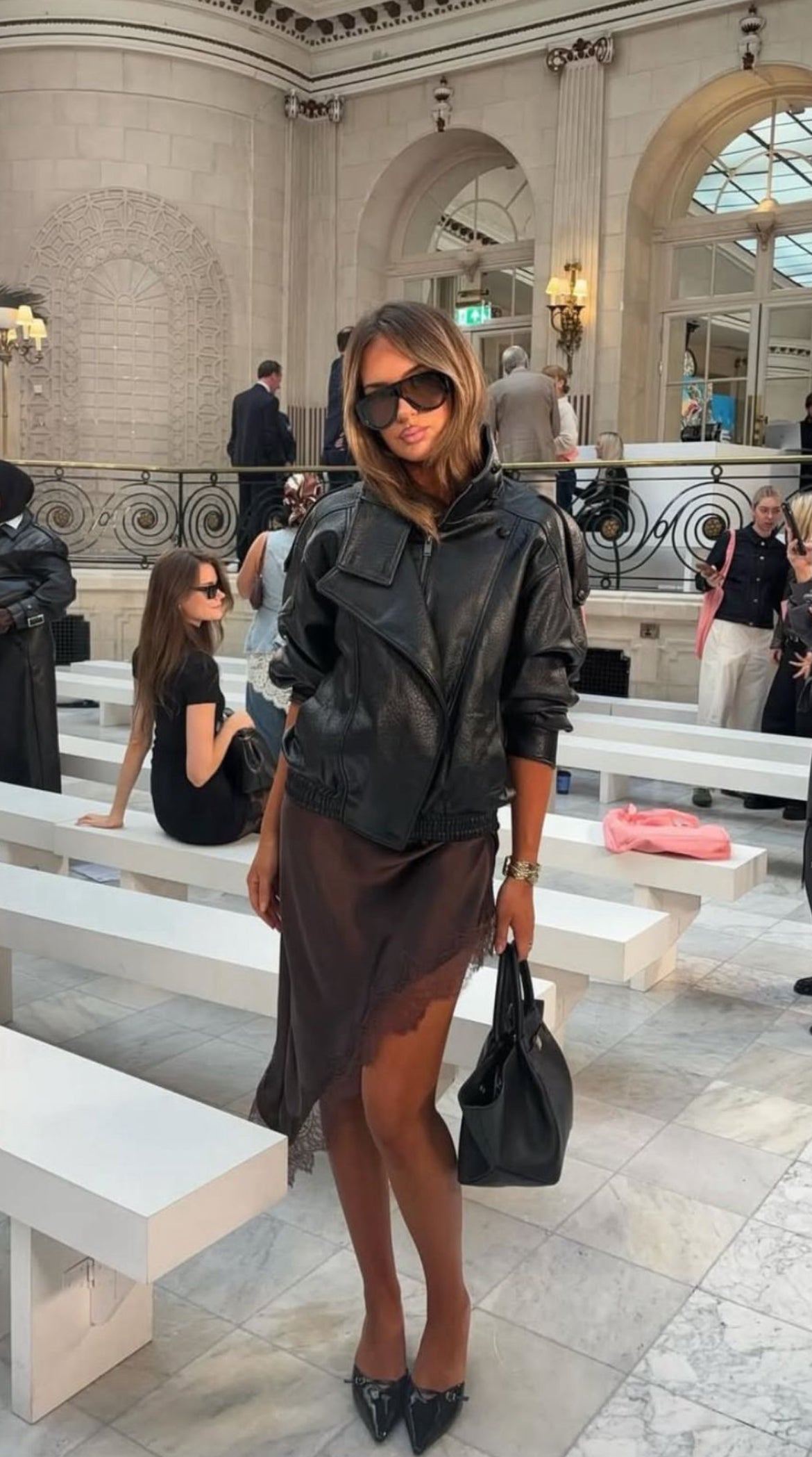 goldy dress brown