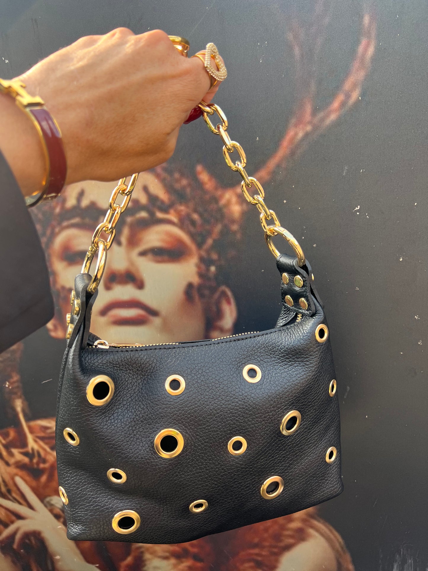 statement bag black