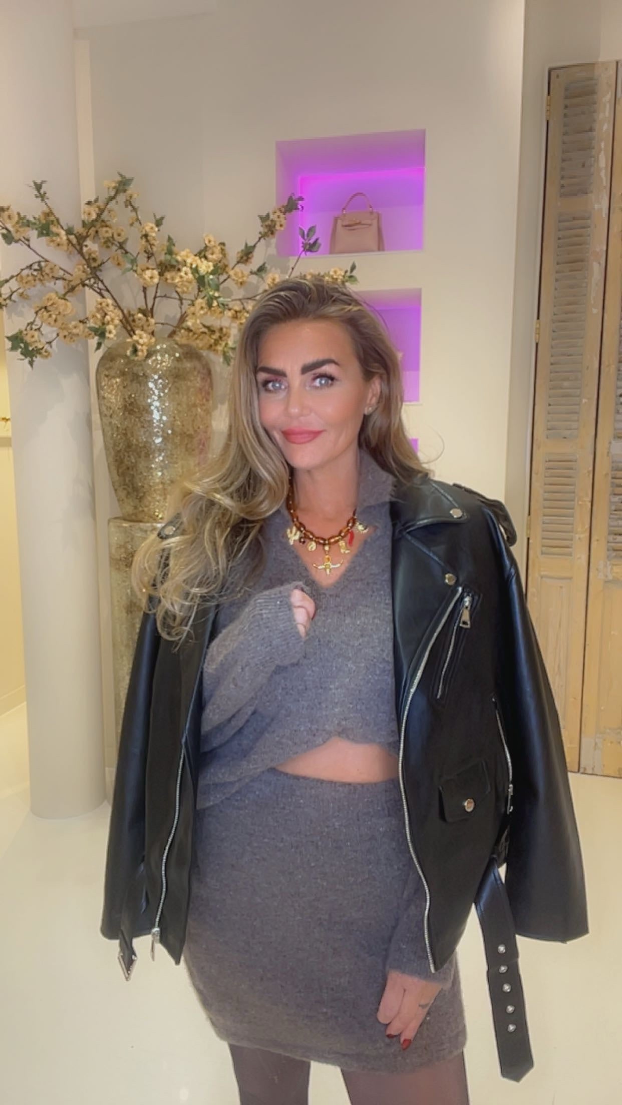 zara setje bruin