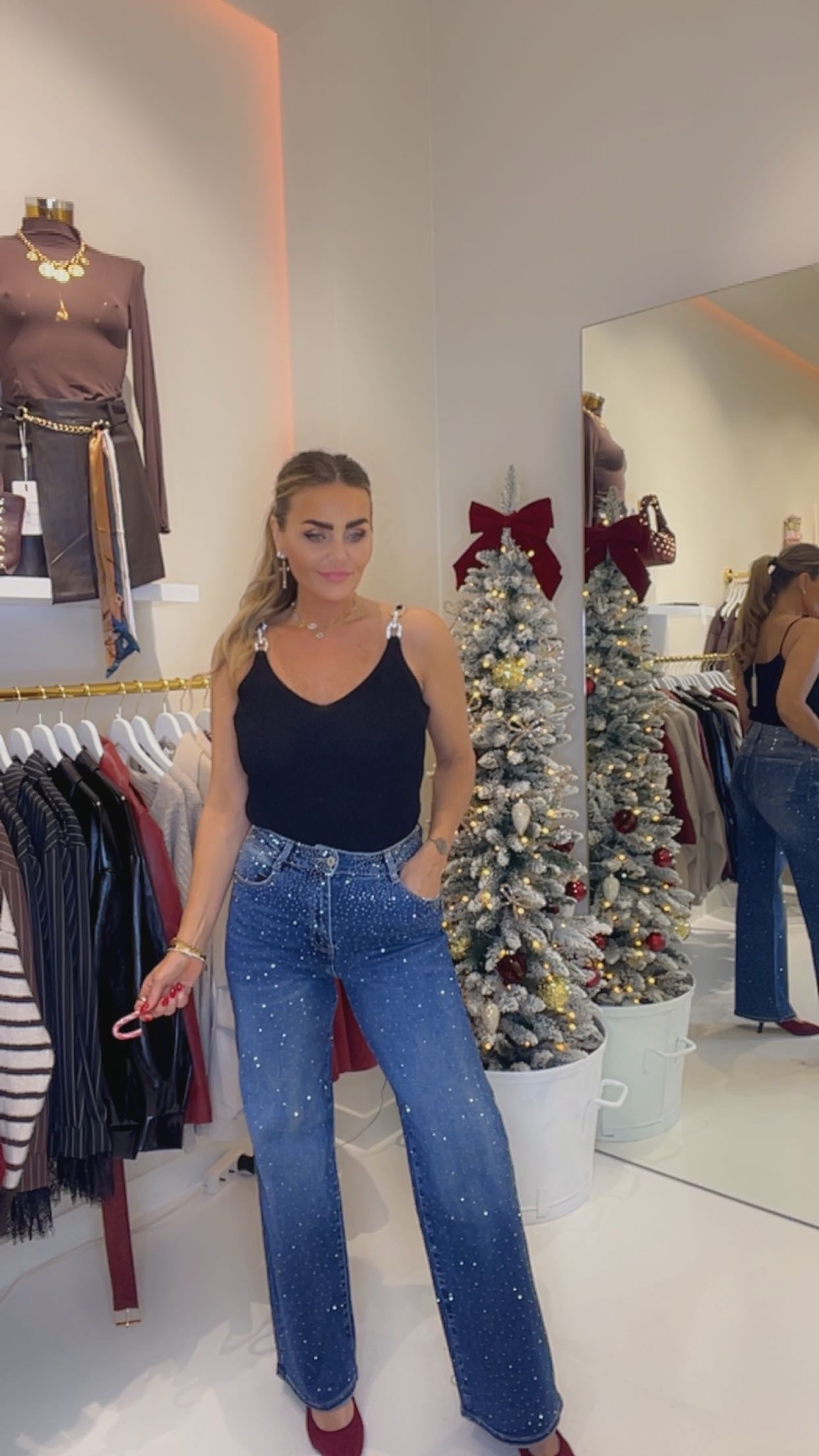 strass jeans laulia laatste 34en 36