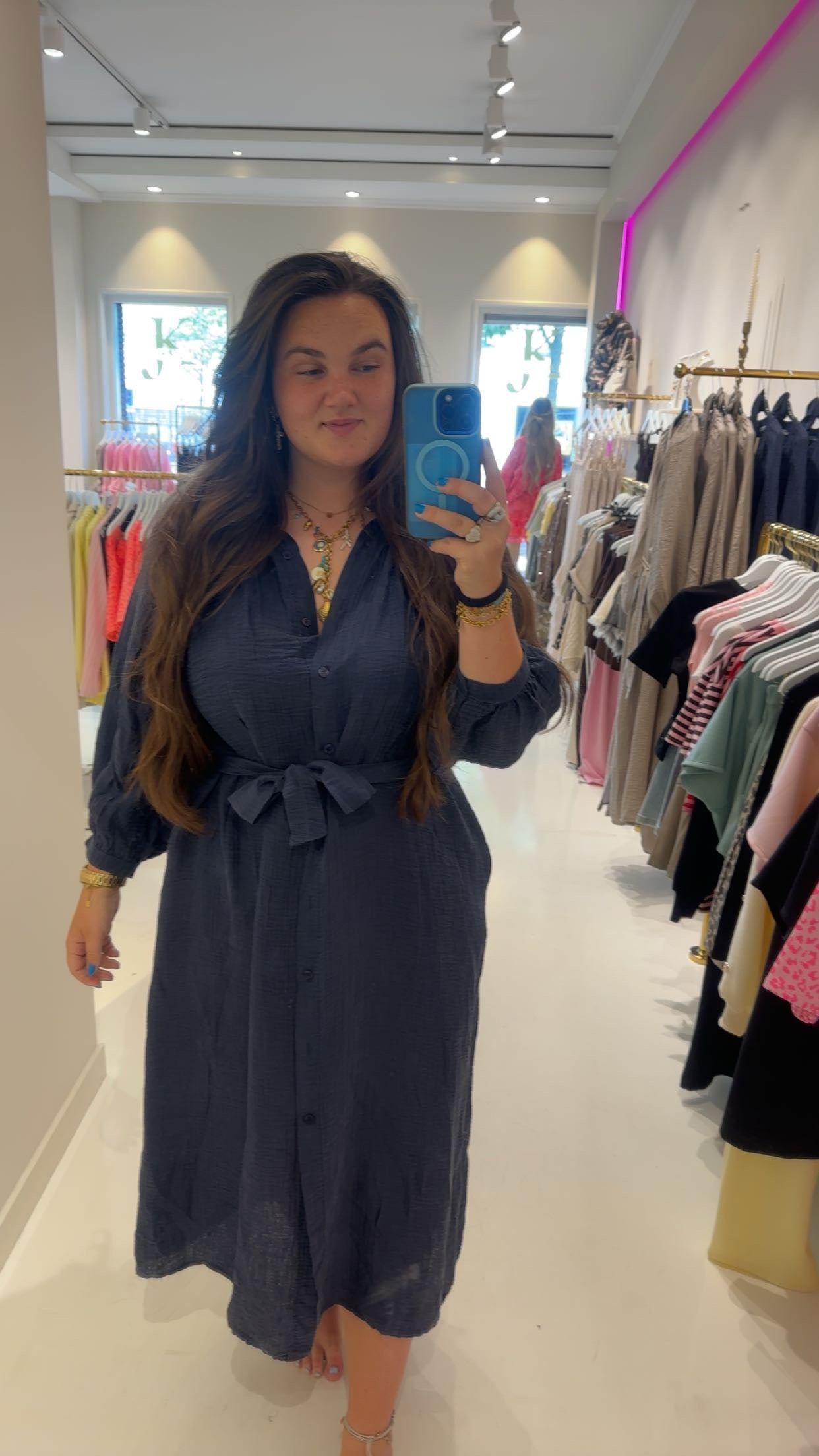 Samanta dress navy