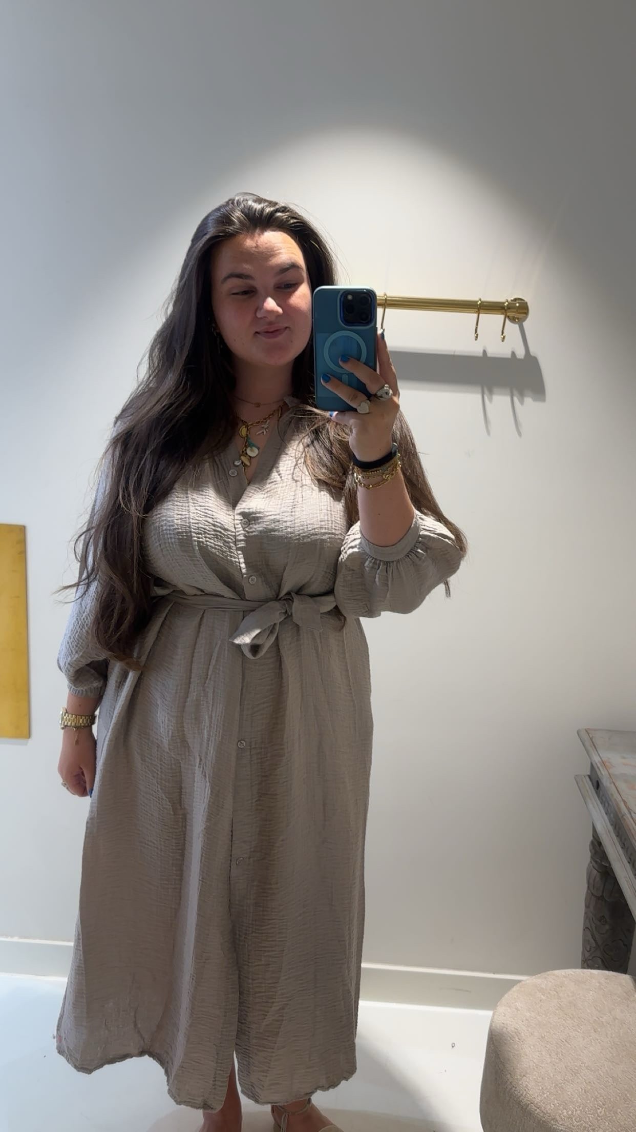 Samanta dress taupe