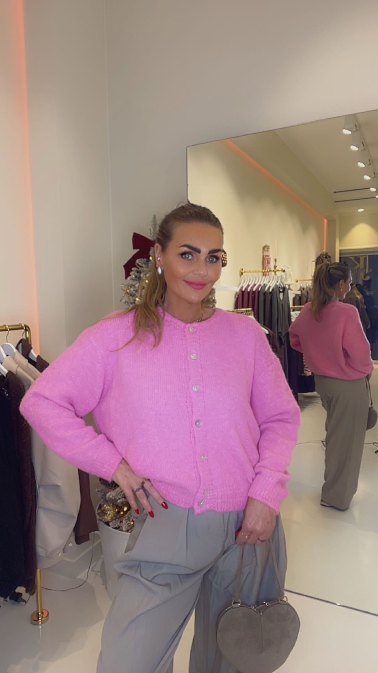 demelza fuchsia vest