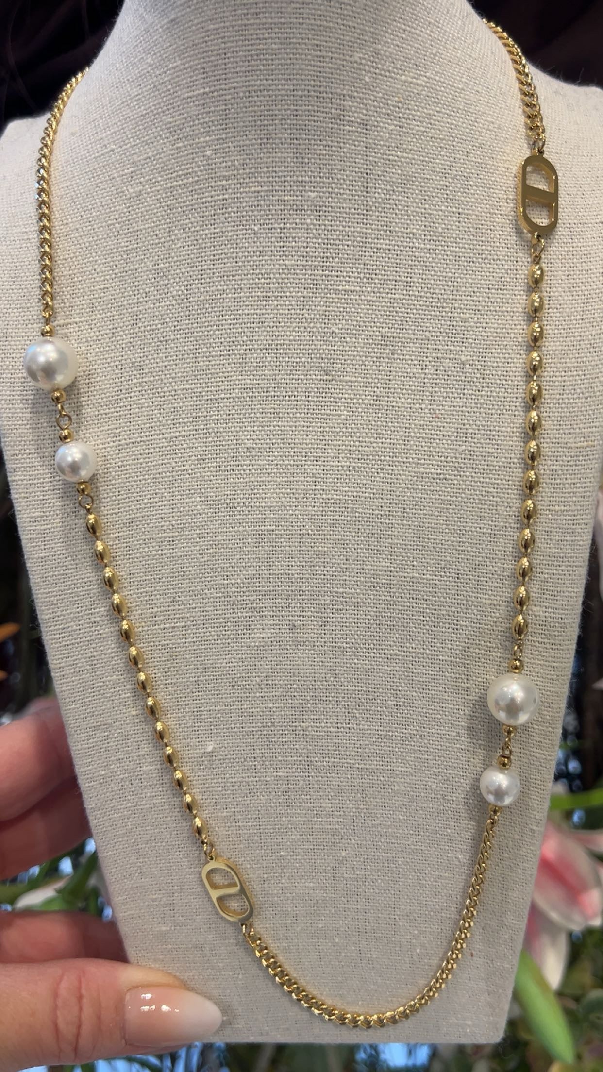 hermien strass ketting