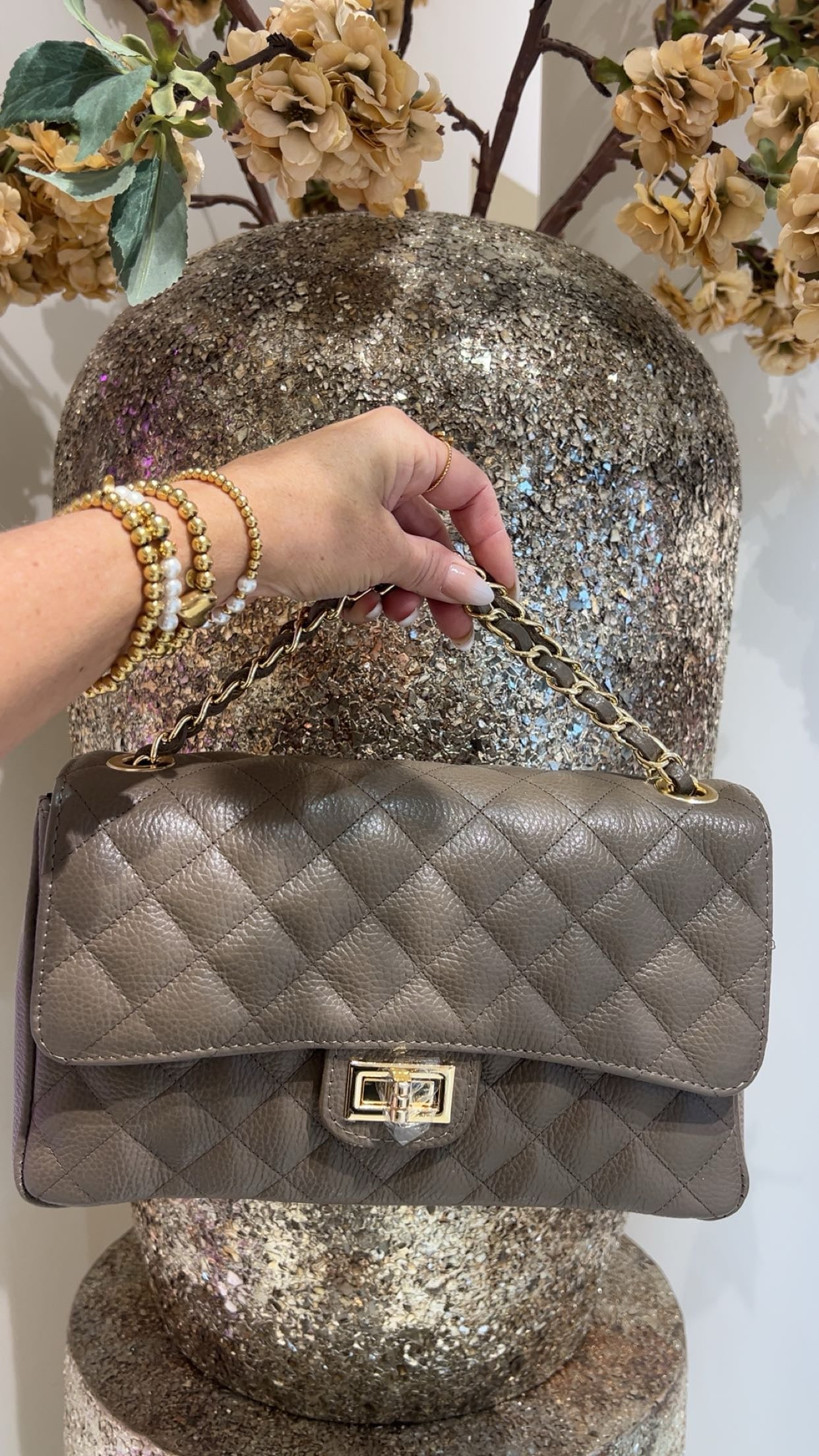 chantal bag brown xl