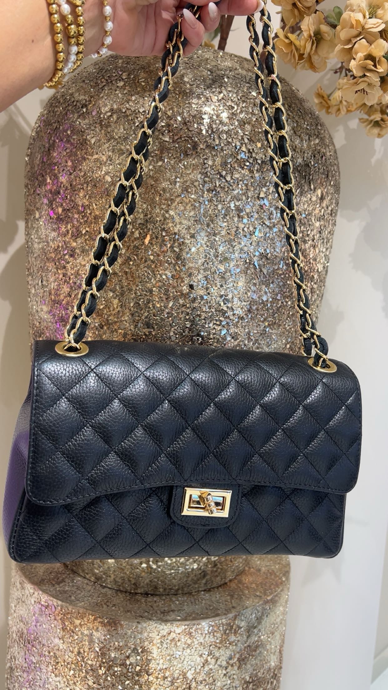 chantal bag zwart xl