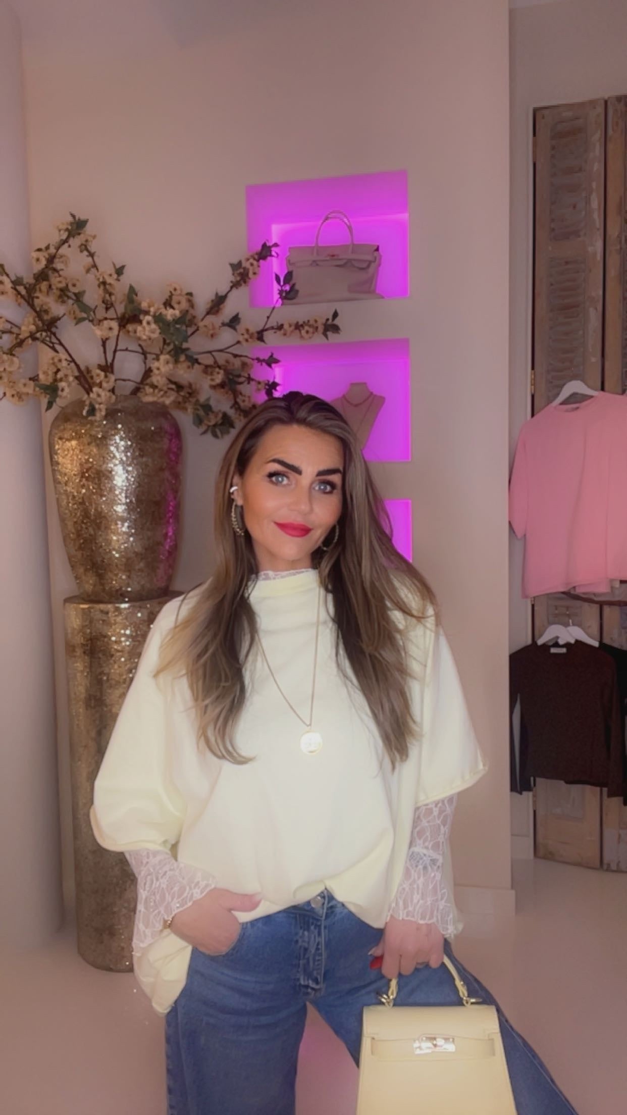 billy oversized t shirt butter yellow