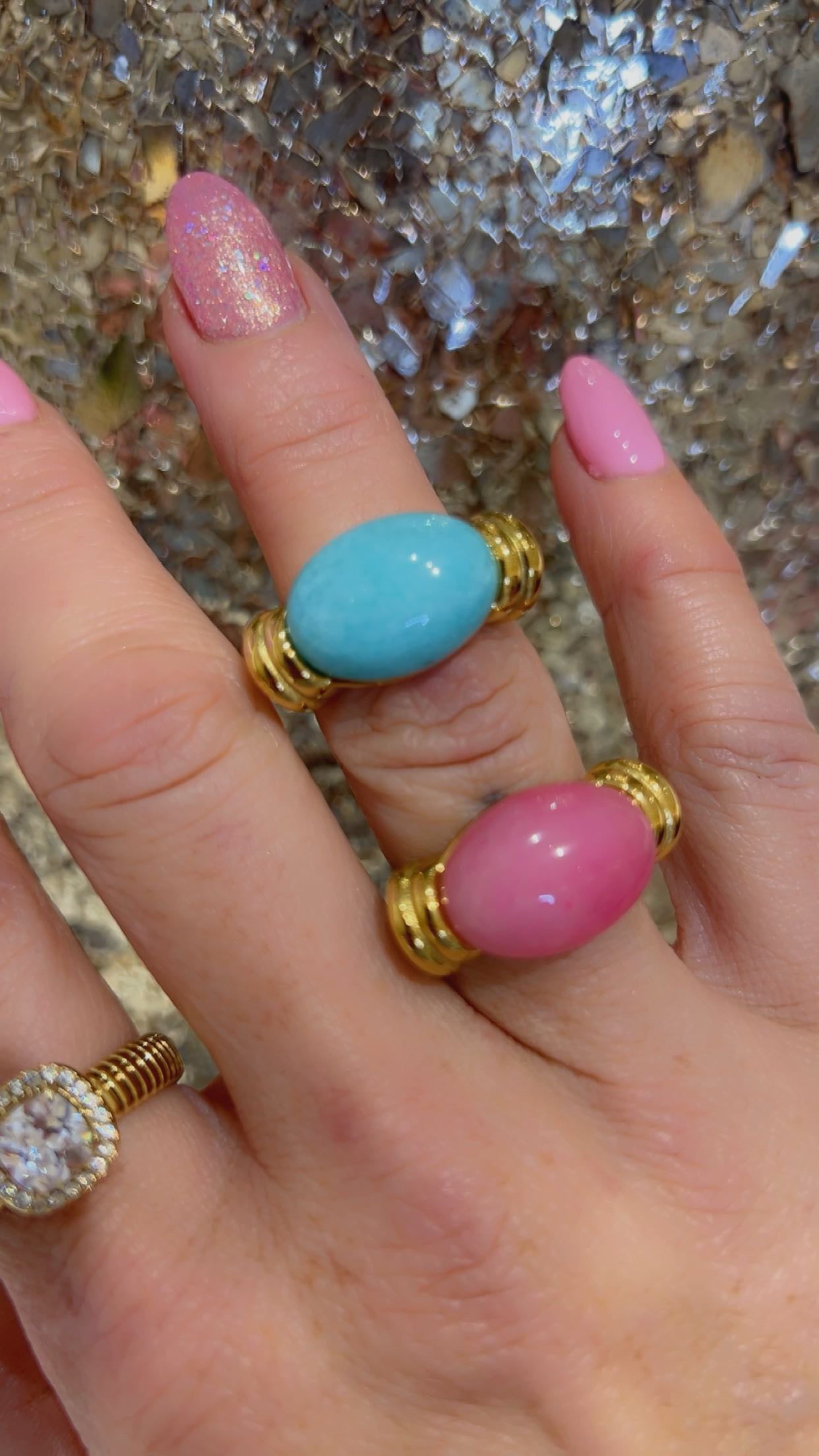 Stone ring turquoise