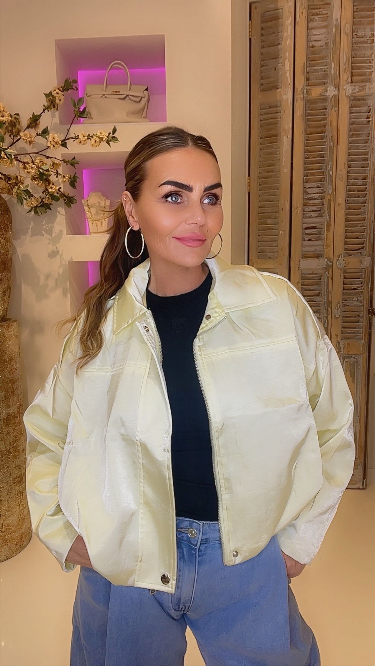 nikki jacket yellow