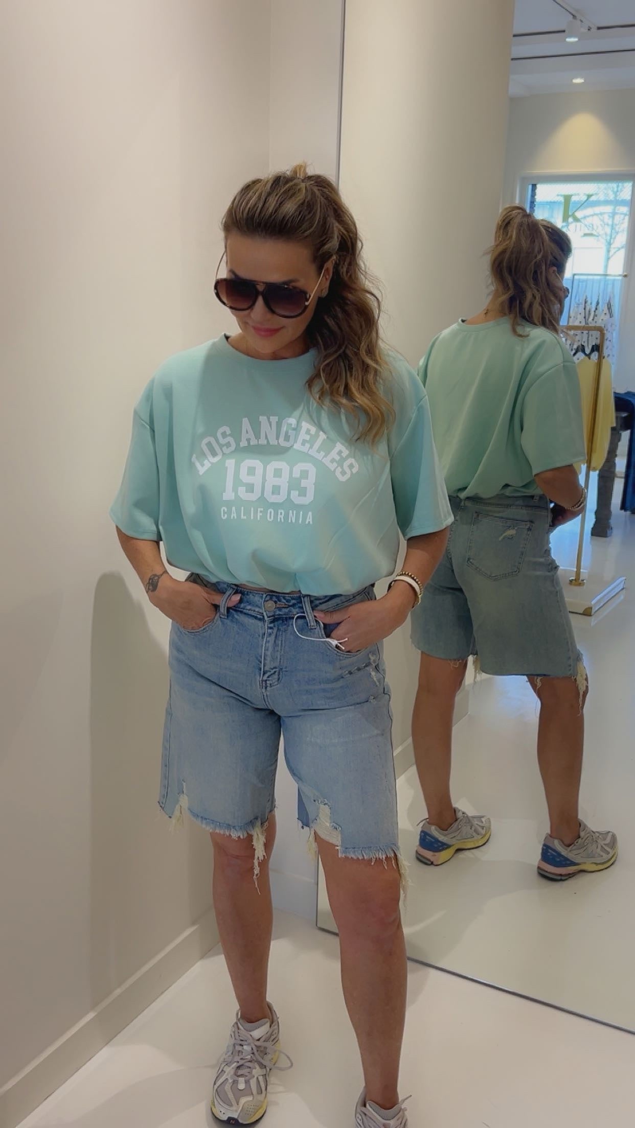 bibi tee LA mint STUNT