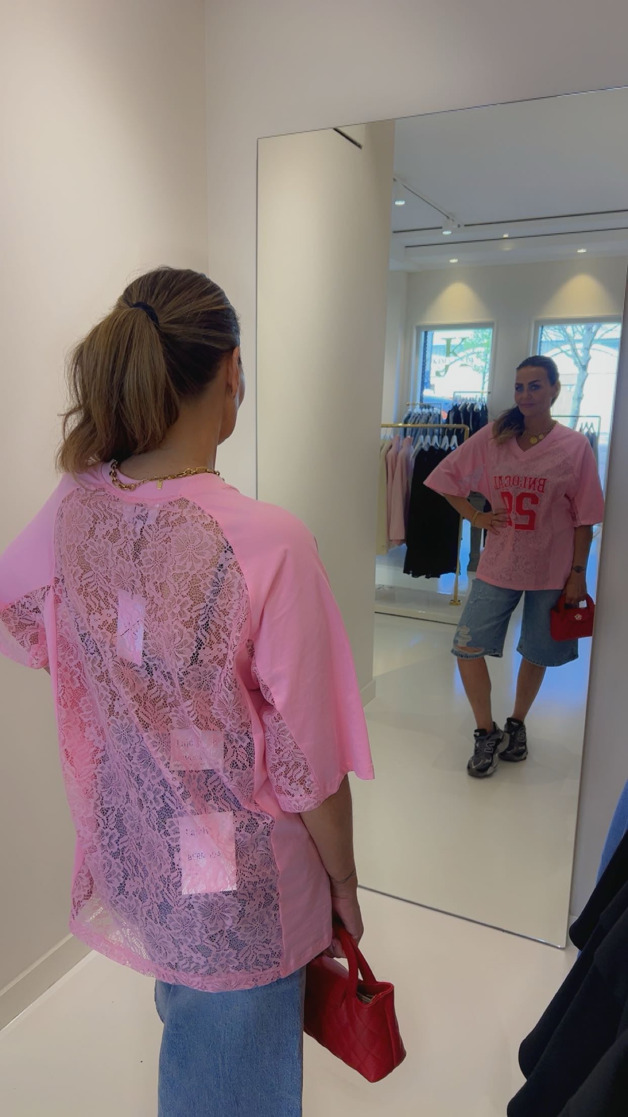 29 lace jersey pink