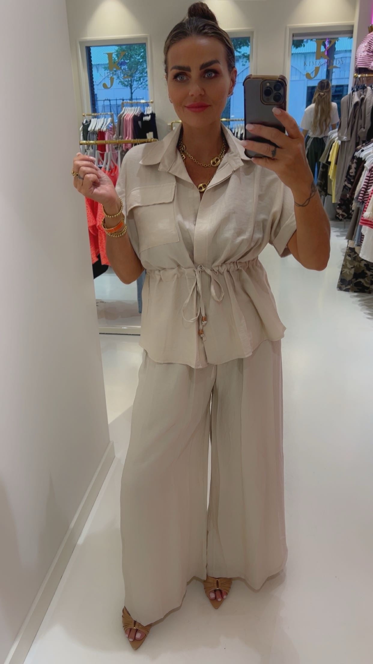 thirza set beige