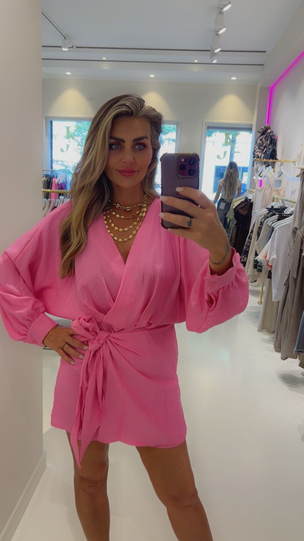 playsuit katy fuchsia