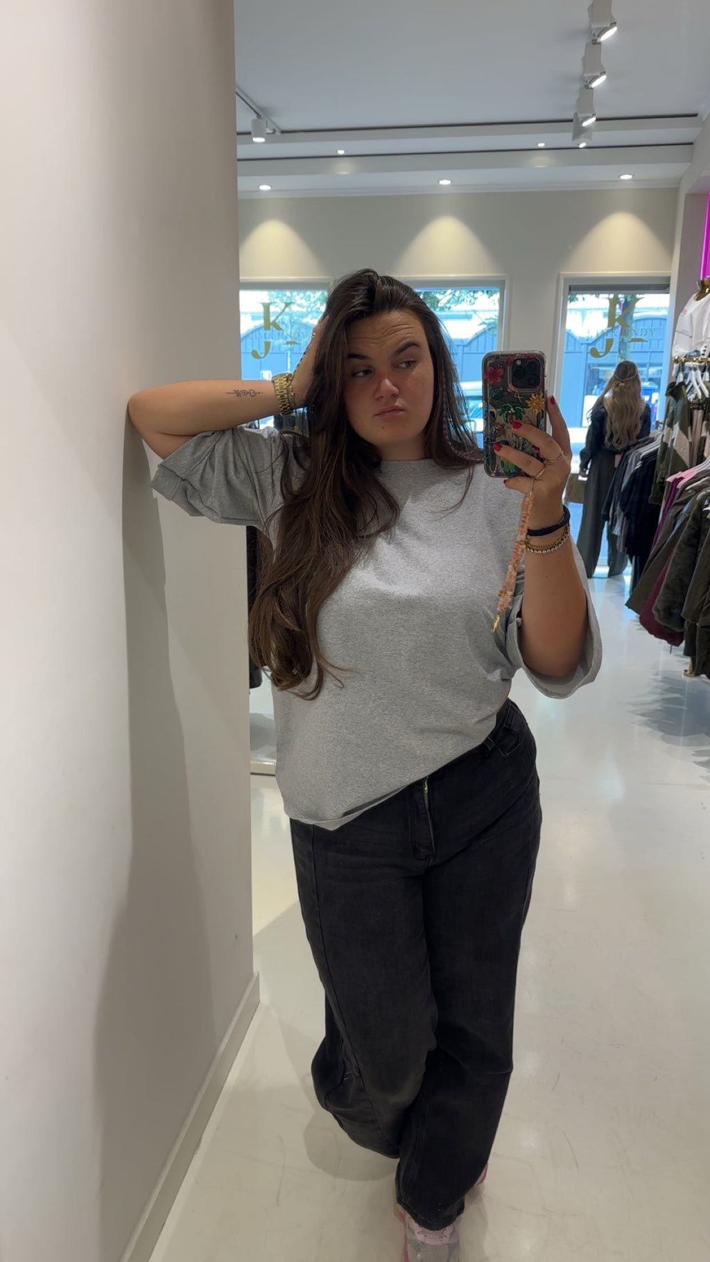 Laulia balloon jeans black