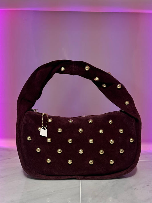 Micky bag suède burgendy
