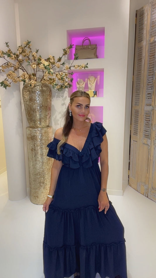 Jamie dress donkerblauw