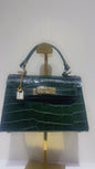donna bag groen croco