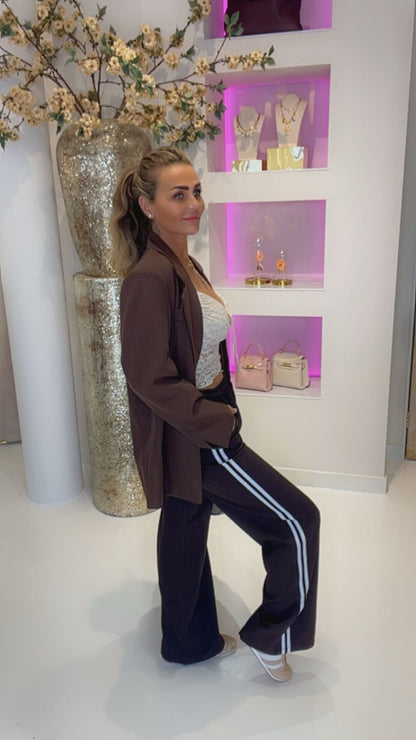 Oversized blazer brown