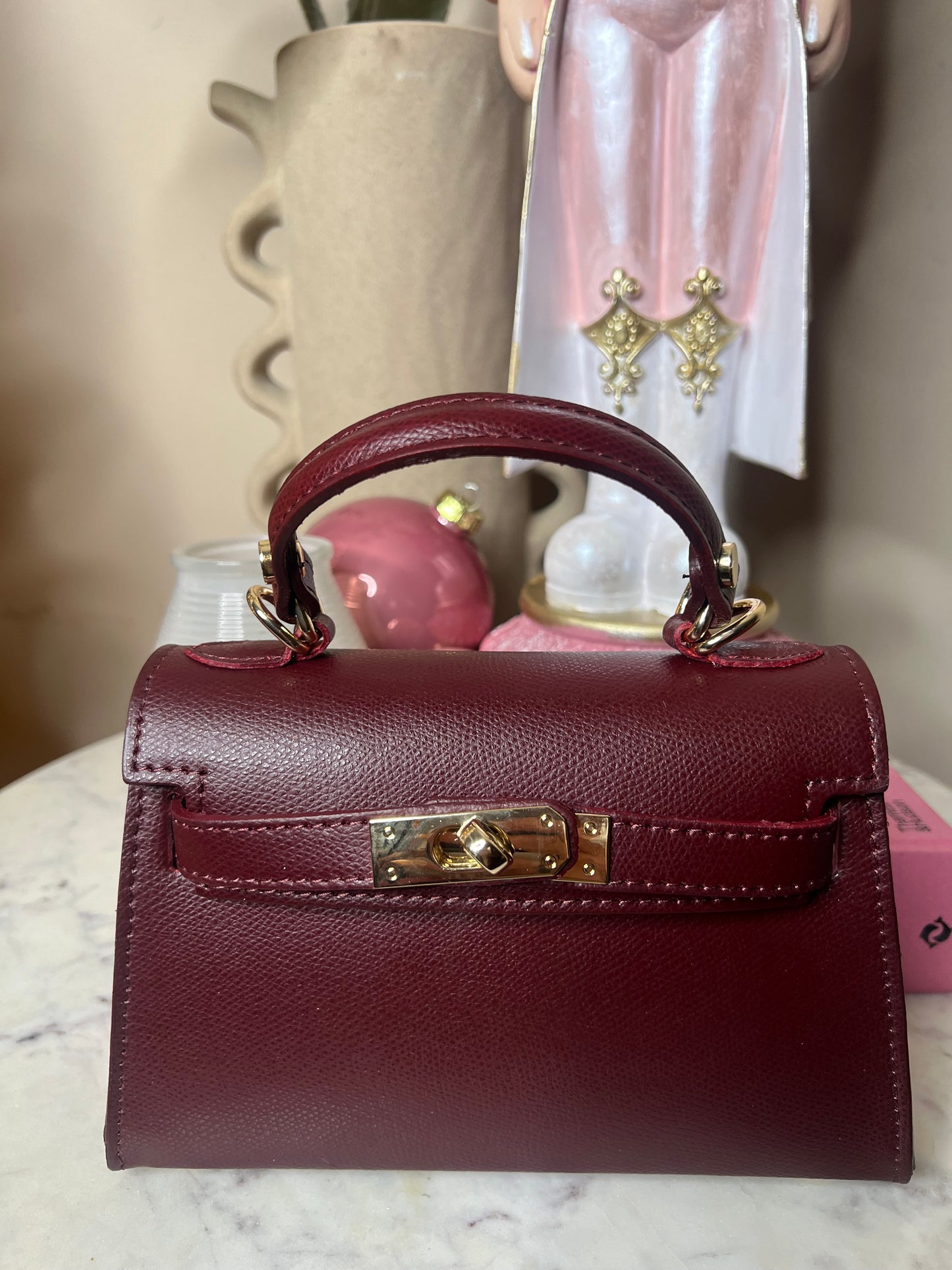 bridget bag klein burgundy