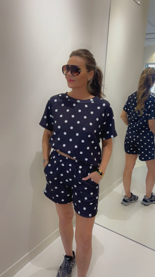 dotty short set zwart