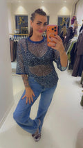 Alice top navy