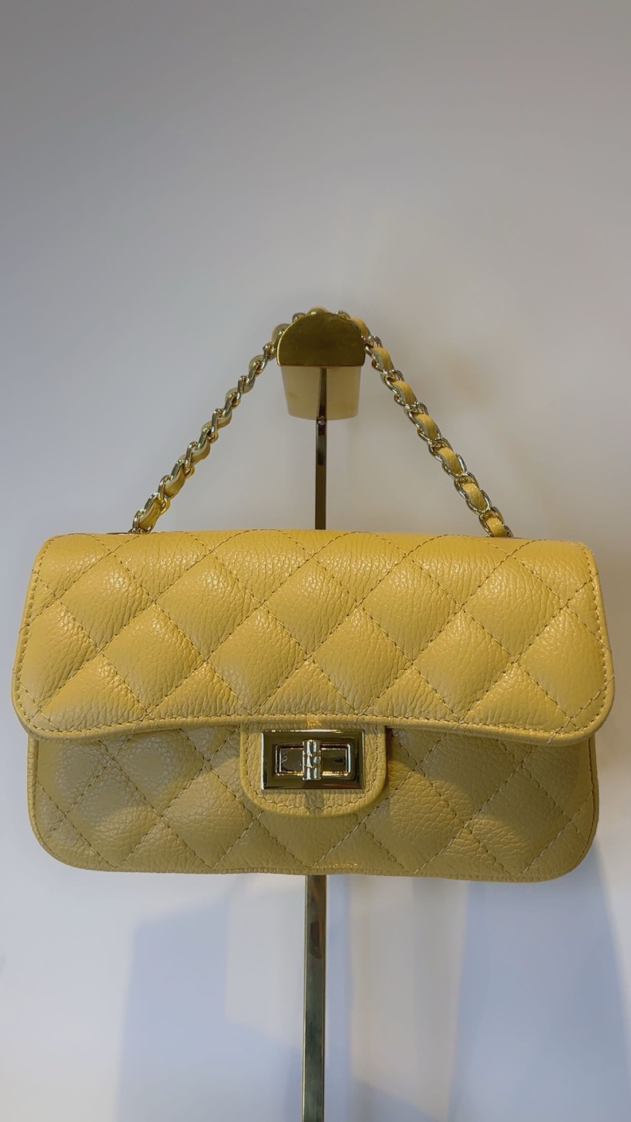 Chantal bag Honey yellow m