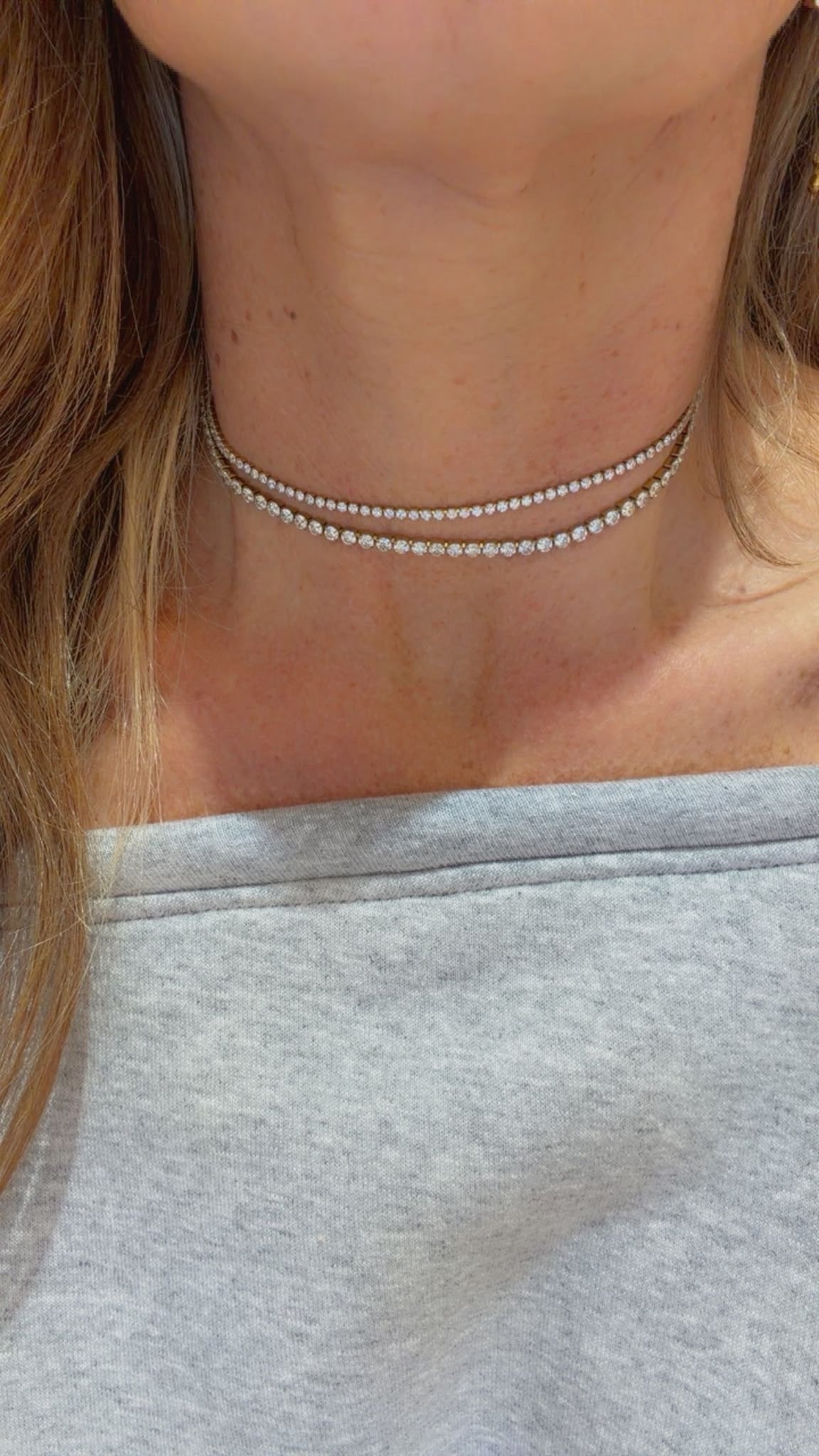 Tennis necklace