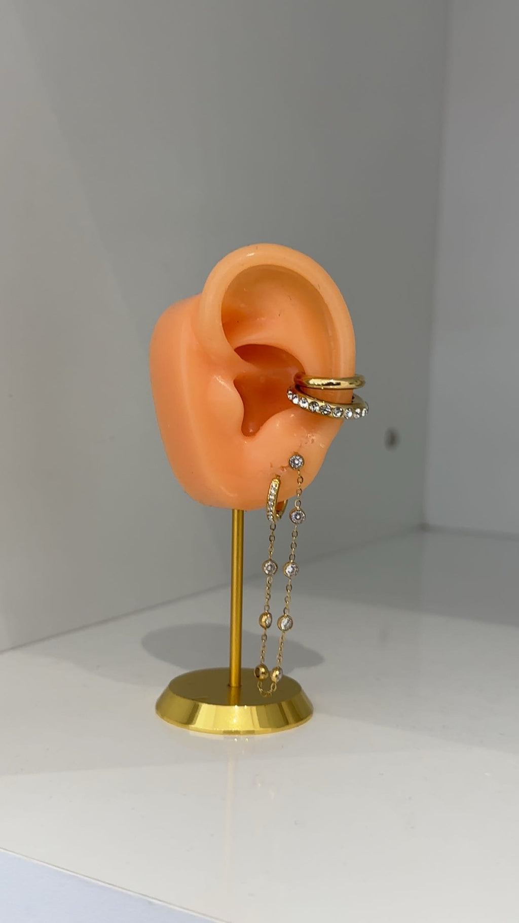 Double stone Earcuff