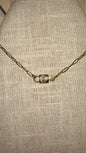 Lock key necklace