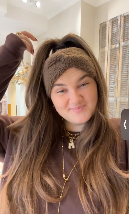 teddy haarband brown