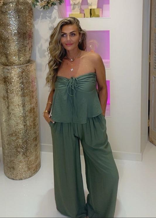 Jindy 2 piece set groen laatste !