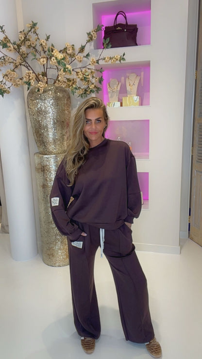 Perfect sweater set brown