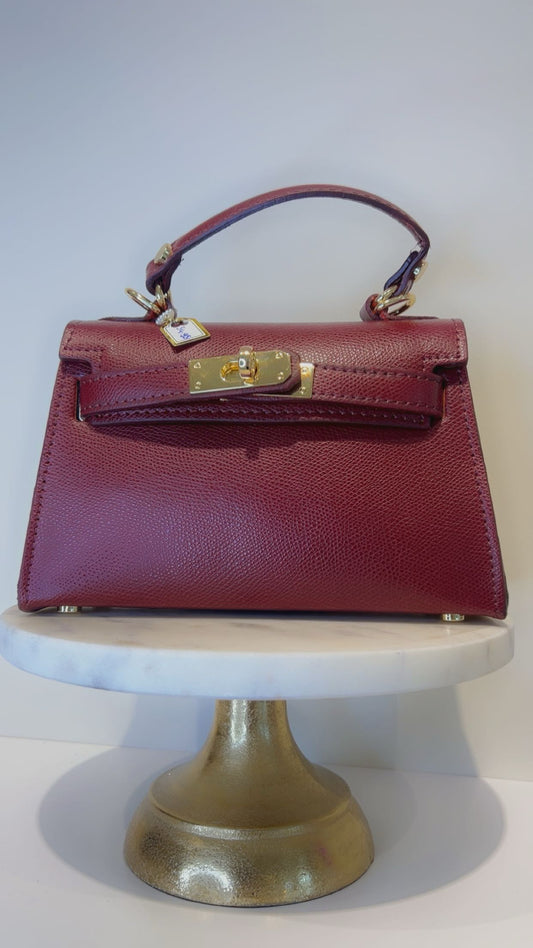 donna bag burgendy