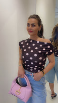 polka top bruin
