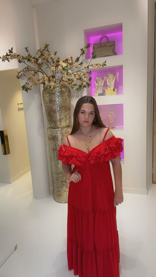 Jamie dress rood