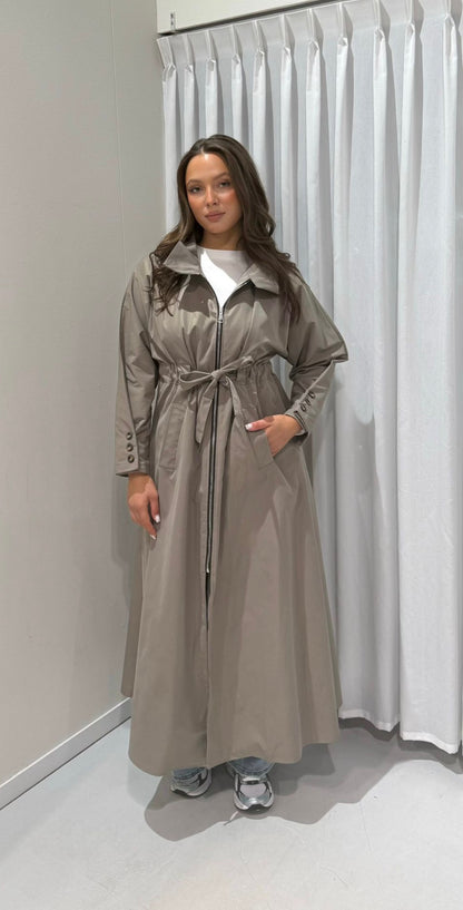 mia trenchcoat taupe