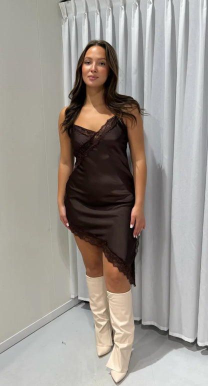 goldy dress brown