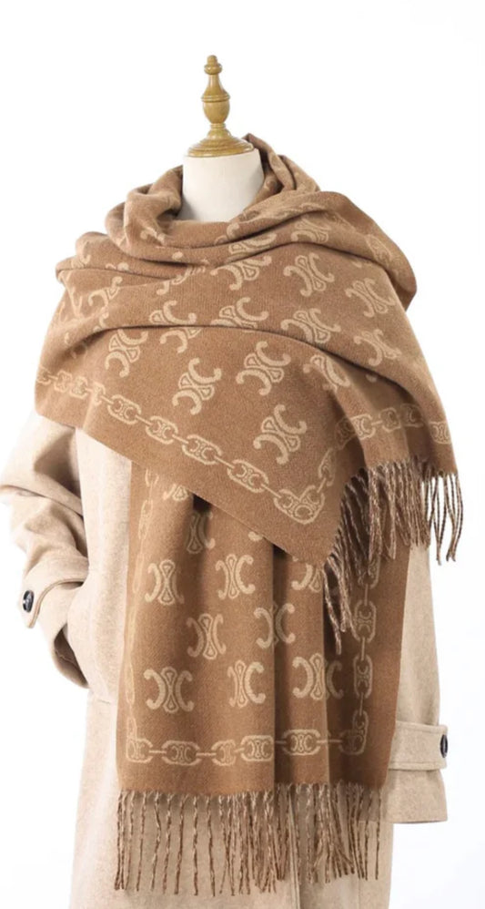 selena sjaal camel