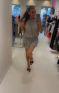 Lilly dress taupe