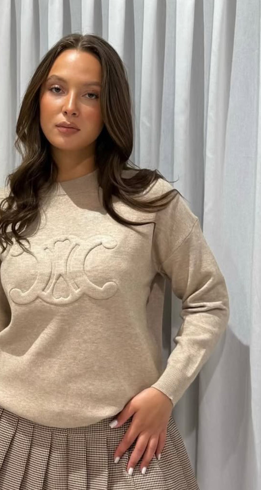 cici sweater taupe