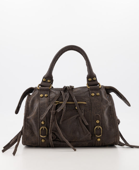 city bag small dark brown