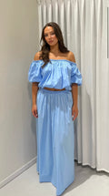 leonie co ord set bleu