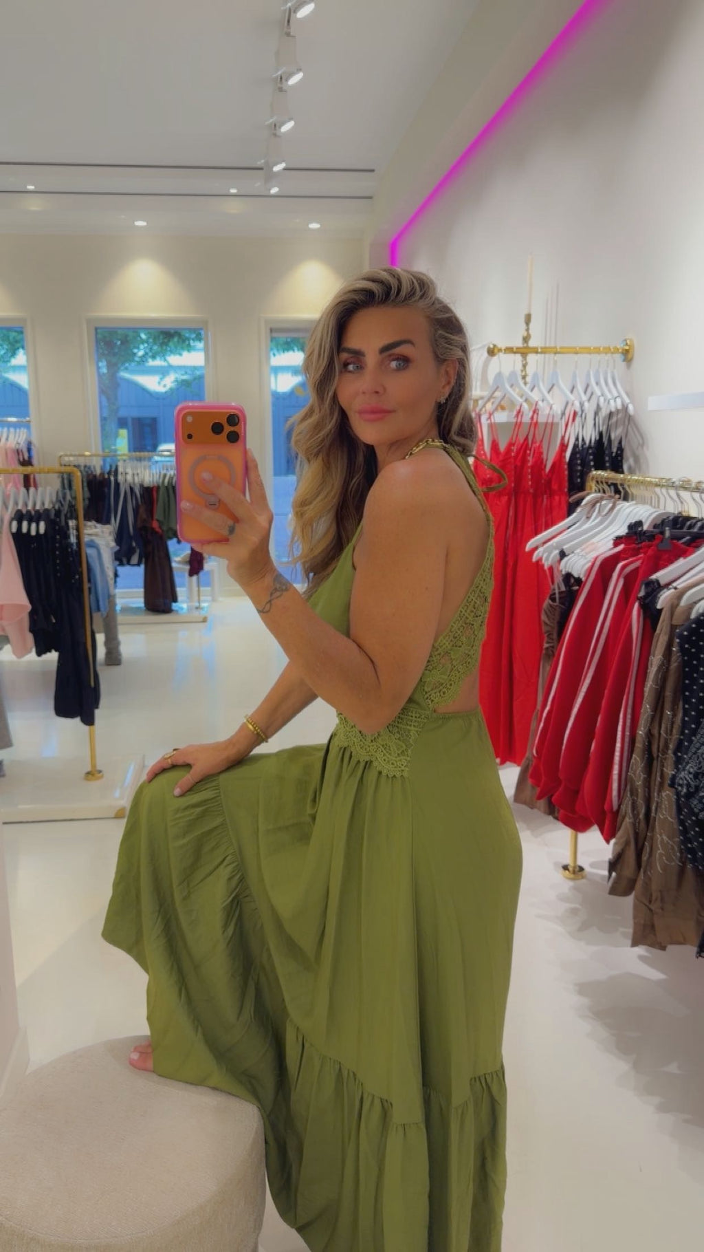 Shakira dress green