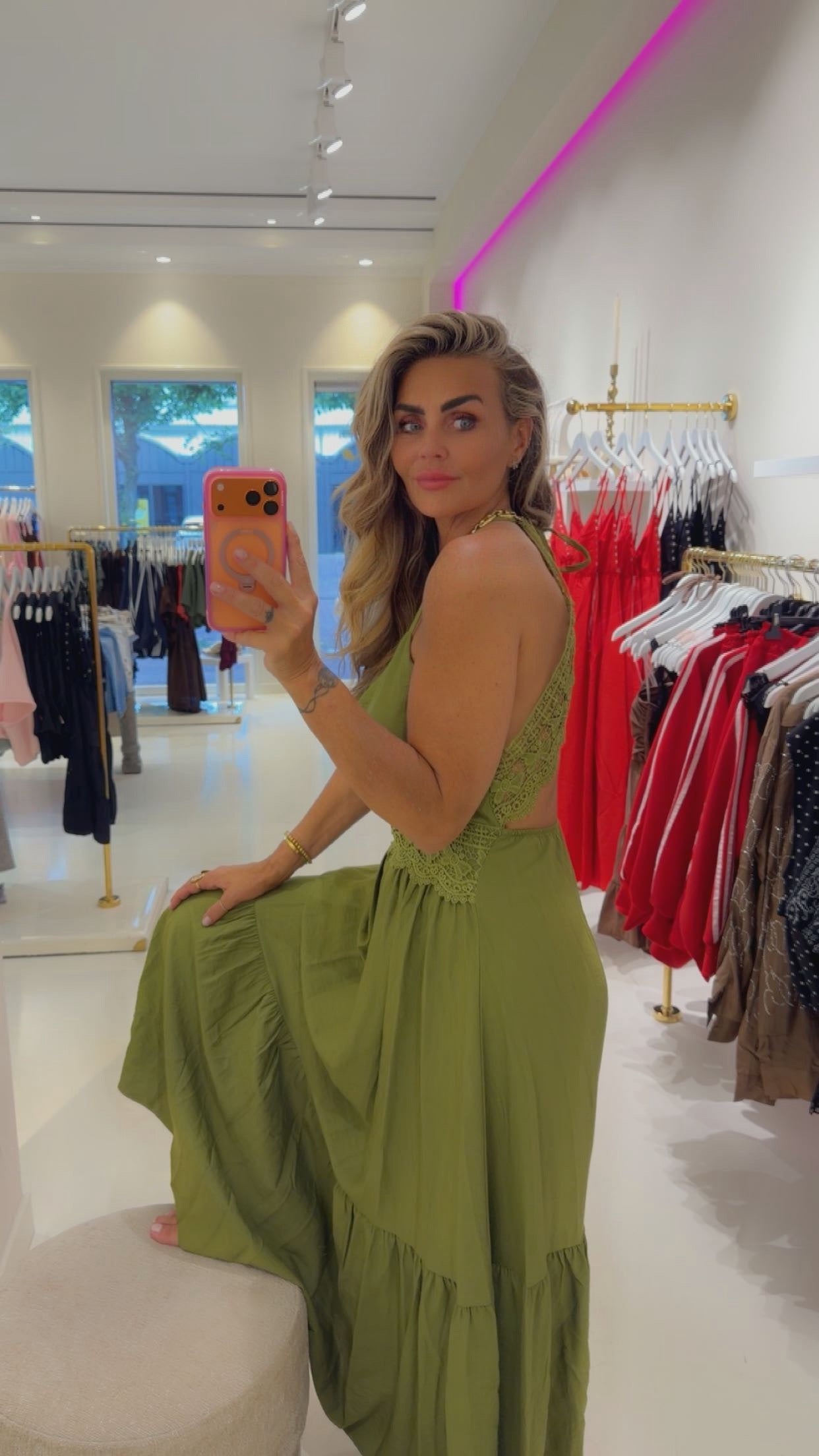 Shakira dress green